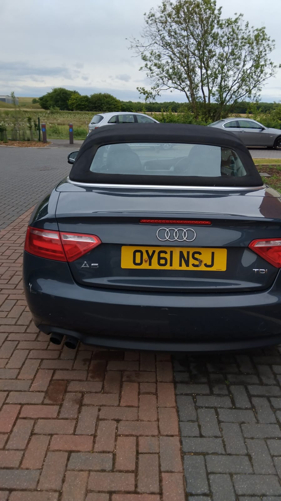 AUDI A5 CONVERTIBLE 61 plate